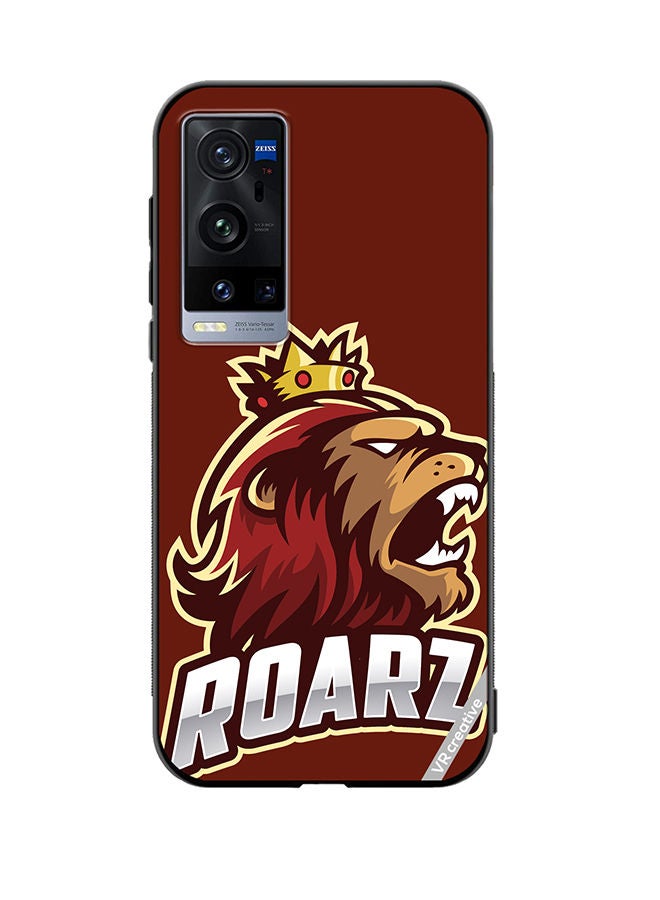 VR CREATIVE Protective Case Cover For Vivo X60 Pro Plus Roarz Design Multicolour - Image 1