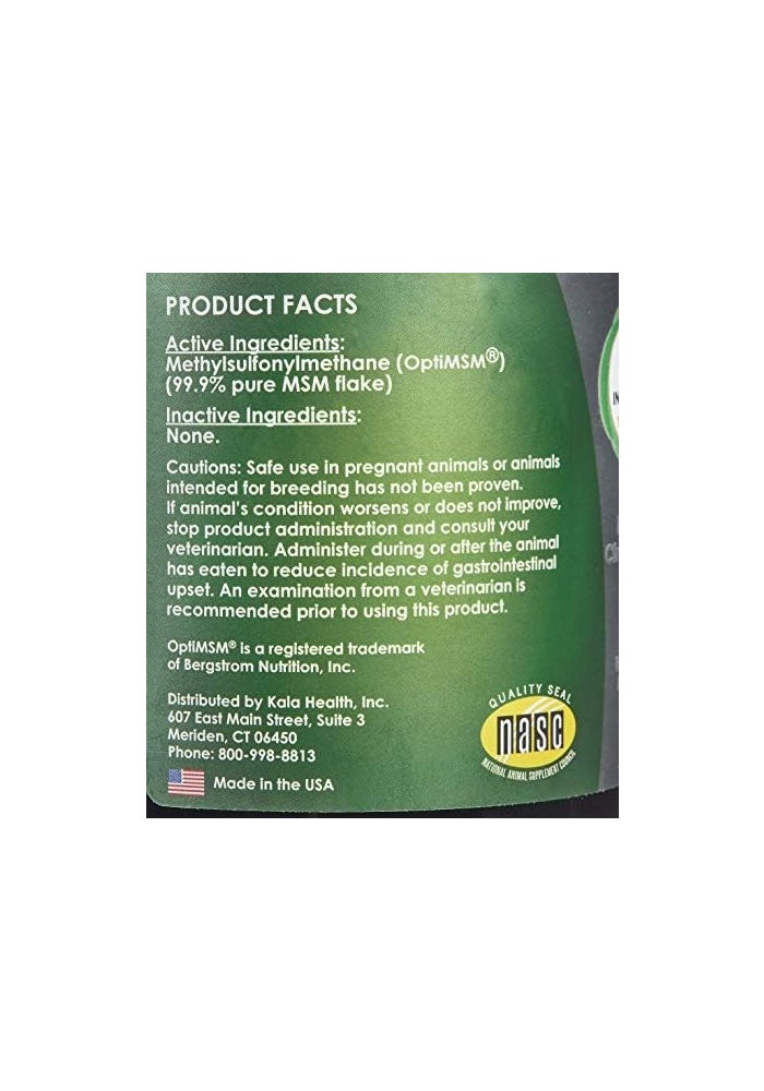 Kala Health PeakTails MSM Powder for Dogs - Joint Support Supplement, Unflavored, 1 lb - Image 2