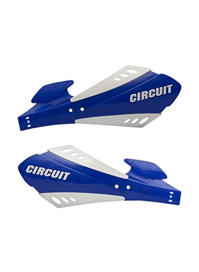 CIRCUIT PM033-242 SX Bicomp Hand Guards White Blue - Image 1