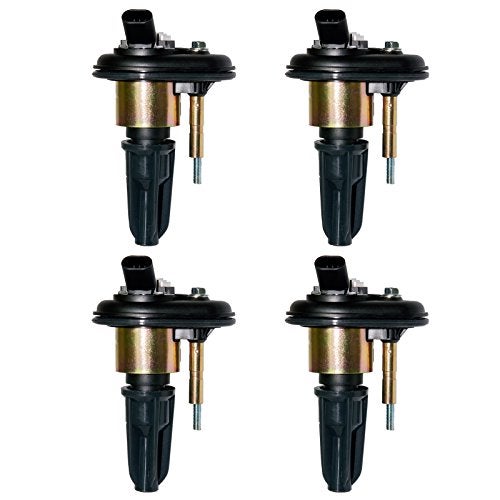 MAS Ignition Coils UF303 Replacement compatible with GMC Saab Buick Isuzu Chevy Trailblazer Colorado Rainier Canyon Envoy Hummer H3 Olds 2.8L 3.5L 4.2L (Set of 4) - Image 1