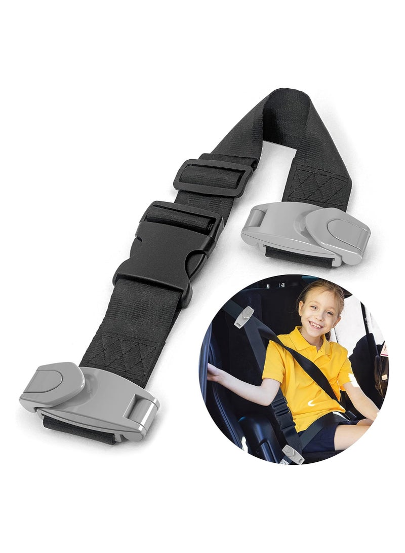 SOLARAE Kids Seat Belt Adjuster Car Seatbelt Adjuster with Clip and Position Belt Strap for Kids Protect Shoulder and Neck Seat Belt Adjuster for Kids Short Adults - Image 1