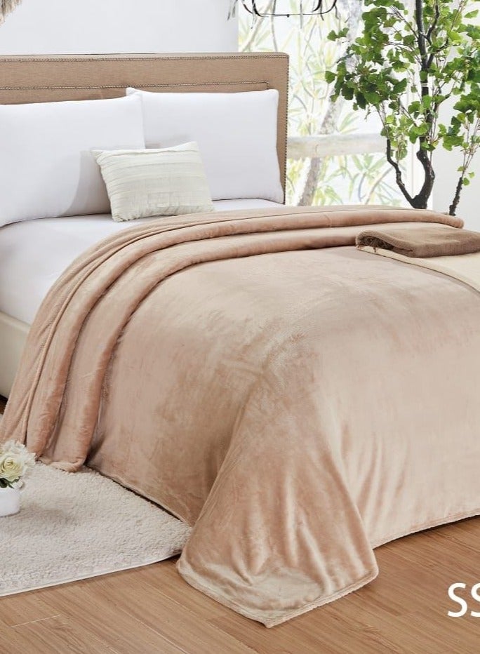 Moon 1 Piece Soft Bed Polyester Blanket single Size 150*200 cm  - Image 3