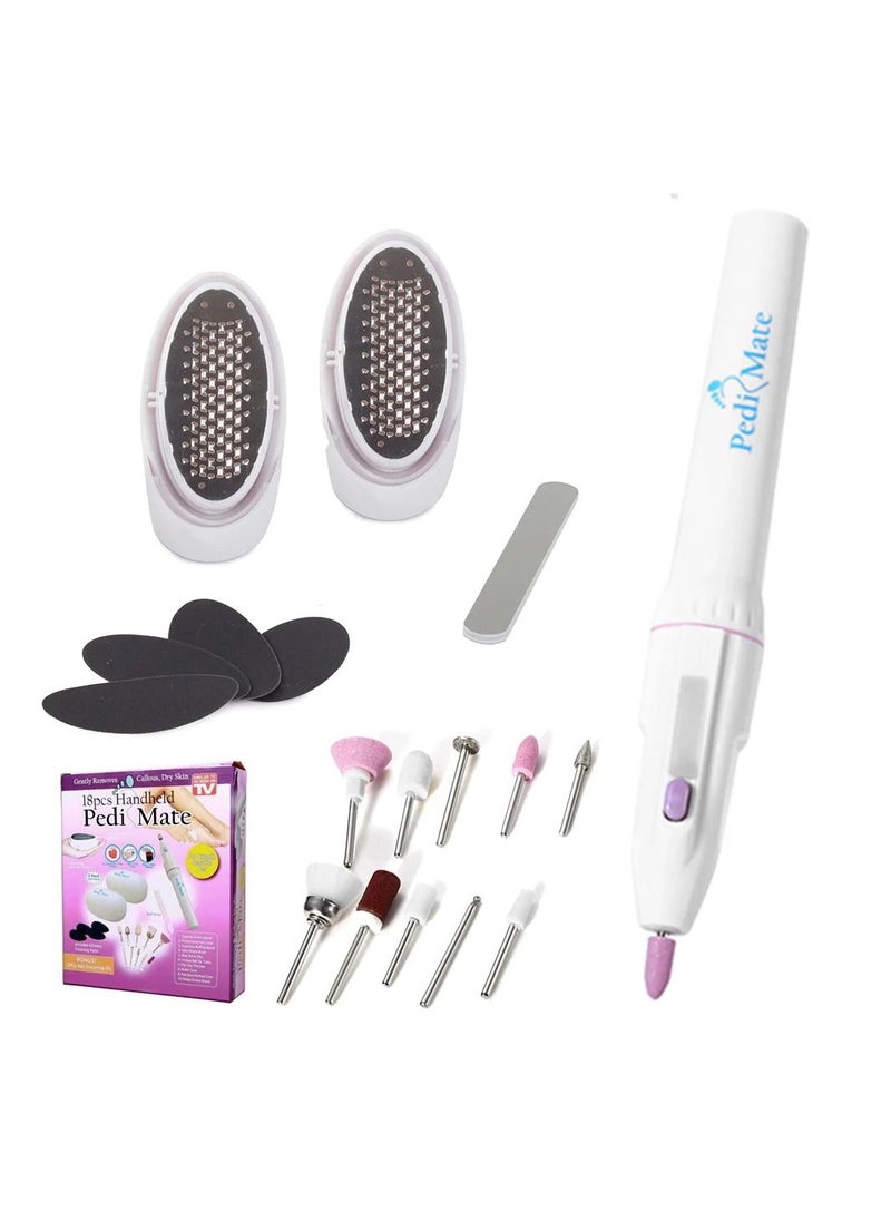 Pedi Mate 18pc Handheld Pedi Mate - DIY Pedicure & Maniure Set  - Image 2