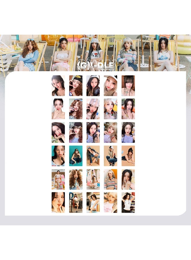 NIBEMINENT 5 Pcs Kpop (G)I-DLE I SWAY Lomo Cards Card For Fans Collection Gifts - Image 2