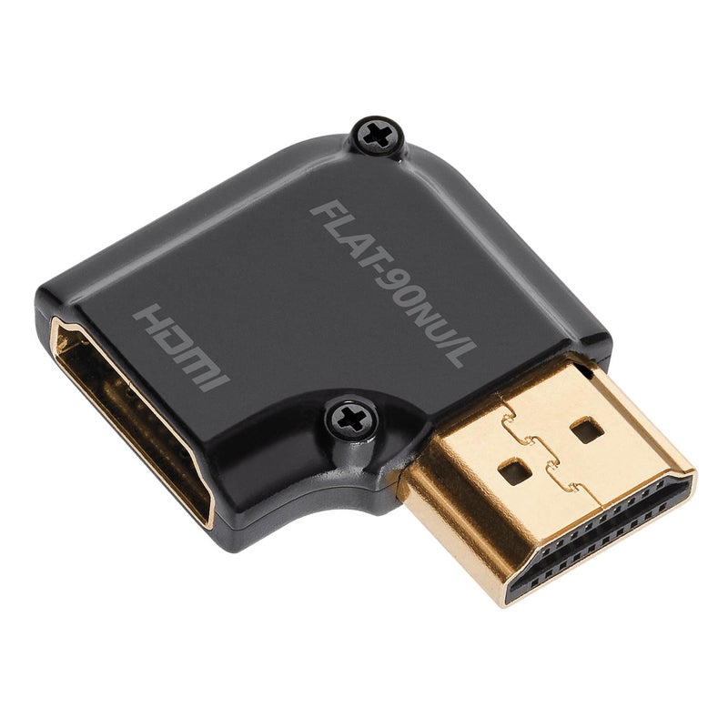 AudioQuest HDMI 90° NU/L Flat Adapter – Narrow Up (NU) Left Bend
