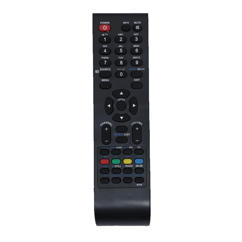 Upix LCD/LED Remote No. MX06, Compatible/Replacement for AOC LCD/LED TV Remote Control (Exactly Same Remote Will Only Work) - Image 2