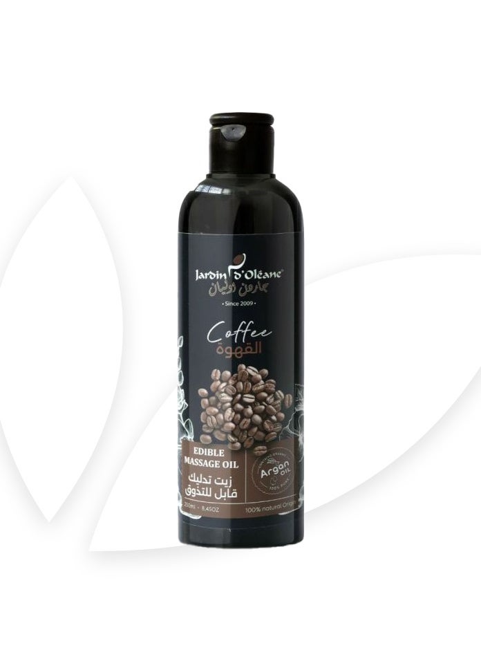 JARDIN D OLEANE JARDIN O'LEANE EDIBLE MASSAGE OIL WITH COFFE 250 ML 