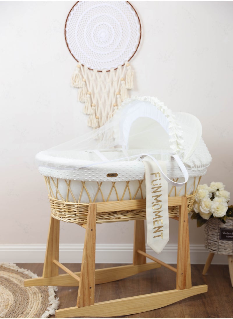 FUN MOMENT - Moses Basket Off White Color - Image 1