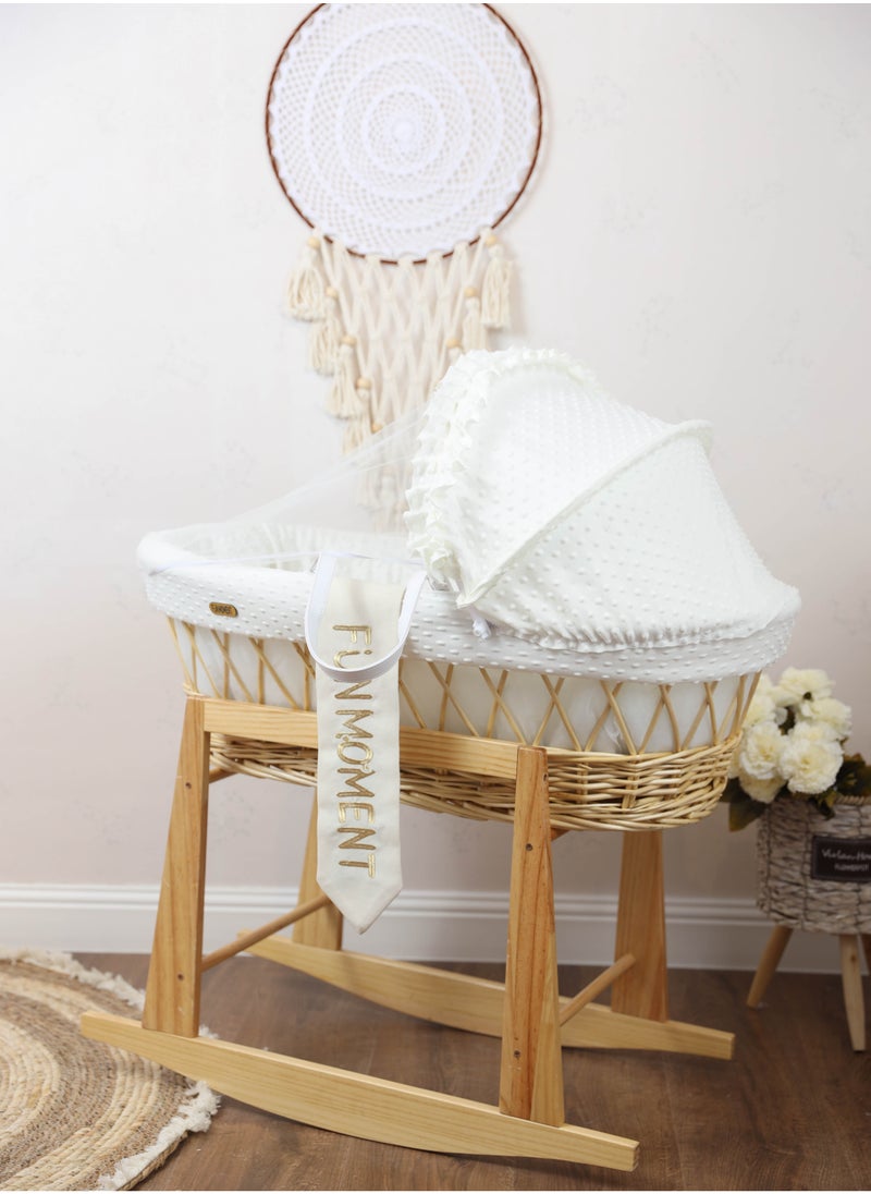 FUN MOMENT - Moses Basket Off White Color - Image 1