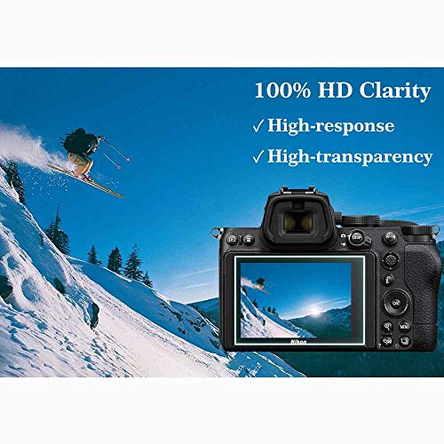 ULBTER Screen Protector for Nikon Z5 II Z50 II Z5 Zf Z6 III Z6 Z7 Z6II Z7 II Z8 Z9 Z 5 Z f Z 50 II Camera & Hot Shoe Cover,ULBTER 0.3mm 9H Hardness Tempered Glass Saver Anti-Scrach Anti-Bubble Anti-Dust [2+3Pack] - Image 5