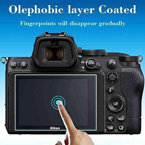 ULBTER Screen Protector for Nikon Z5 II Z50 II Z5 Zf Z6 III Z6 Z7 Z6II Z7 II Z8 Z9 Z 5 Z f Z 50 II Camera & Hot Shoe Cover,ULBTER 0.3mm 9H Hardness Tempered Glass Saver Anti-Scrach Anti-Bubble Anti-Dust [2+3Pack] - Image 4