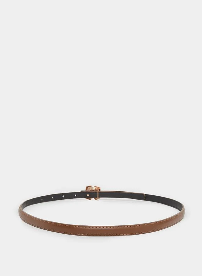 Styli Styli Floral Metal Buckle Belt