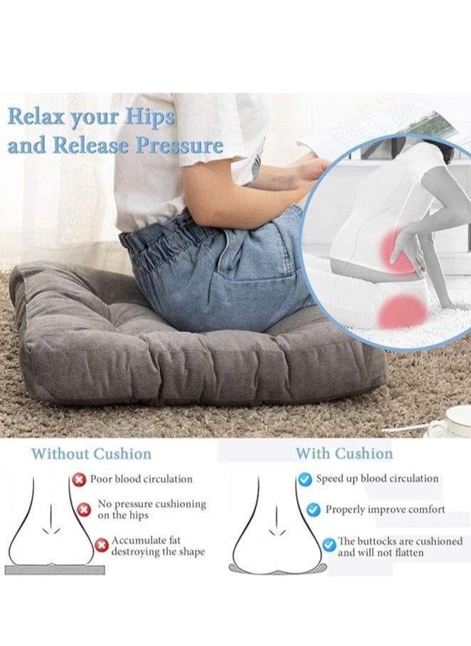 Floor Standing Seat Meditation Pillow Thick Tufted Cushion Tatami Floor Mat Reading Mat Adult Leisure Seat Cushion Pillow Square Cute Pattern Comfortable 40*40cm - pzsku/Z45AC90F2DCF282DB6317Z/45/_/1734489957/56efa837-bb99-4974-aaad-bc1533fbc786