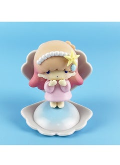 General Sanrio Blue Sea Holiday Melody Blind Box Figure Kuromi Big Eared Dog Shell Ornament Girls Gift Doll  - Image 4