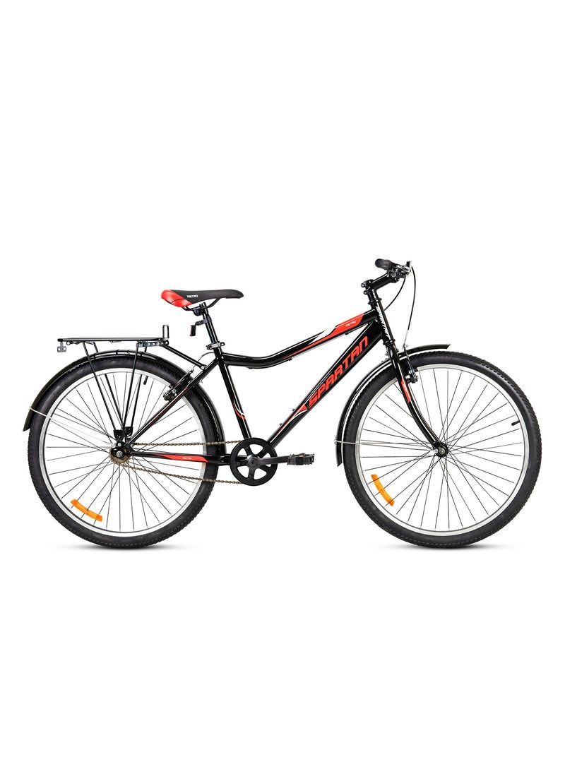 Spartan Spartan 26" Metro Bicycle Commuter - Black Red  - Image 2