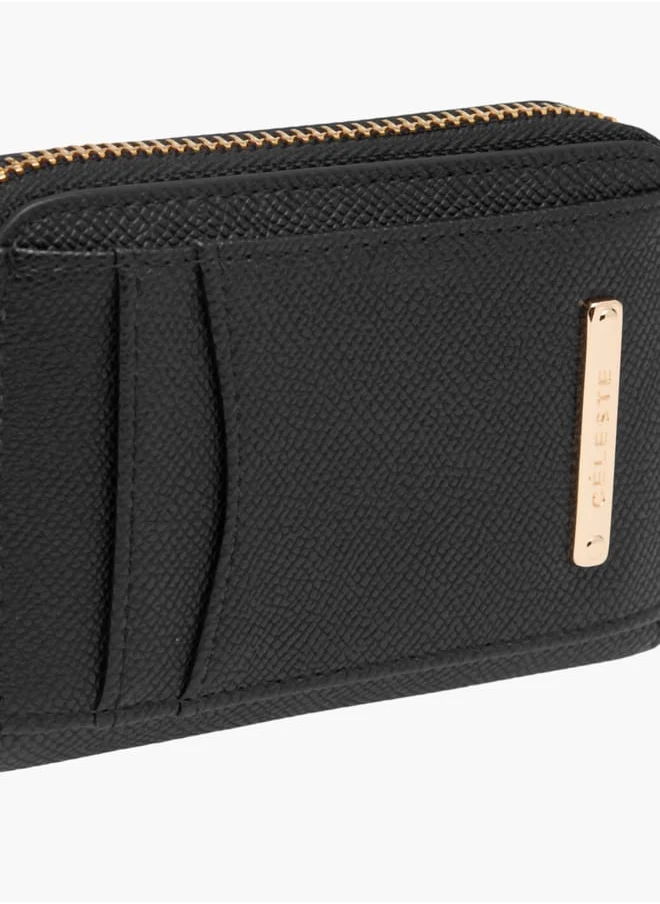 Celeste Textured Zip Around Wallet