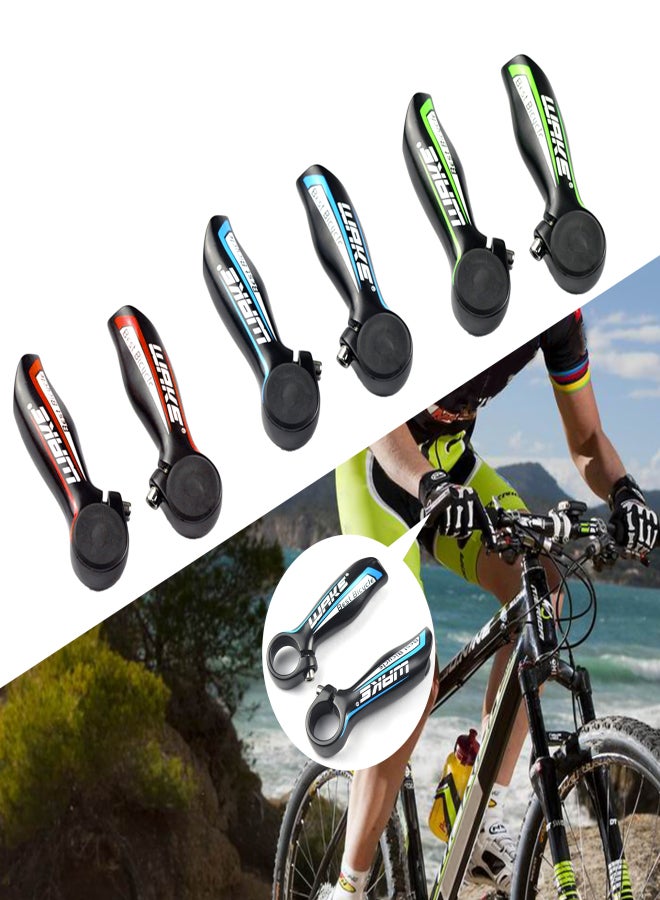 WAKE 1 Pair Bicycle Handlebar Ends Aluminum Alloy MTB Mountain Bike Handle Bar Ends 22.2mm - Image 1