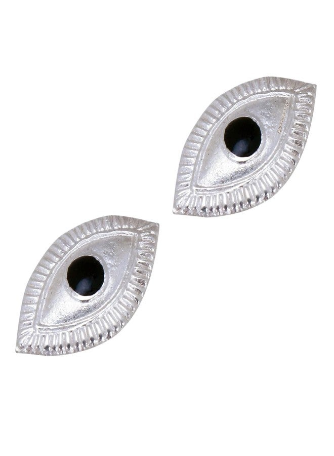 Vail Creations Silver Plated Eye for Home Vastu Pooja God