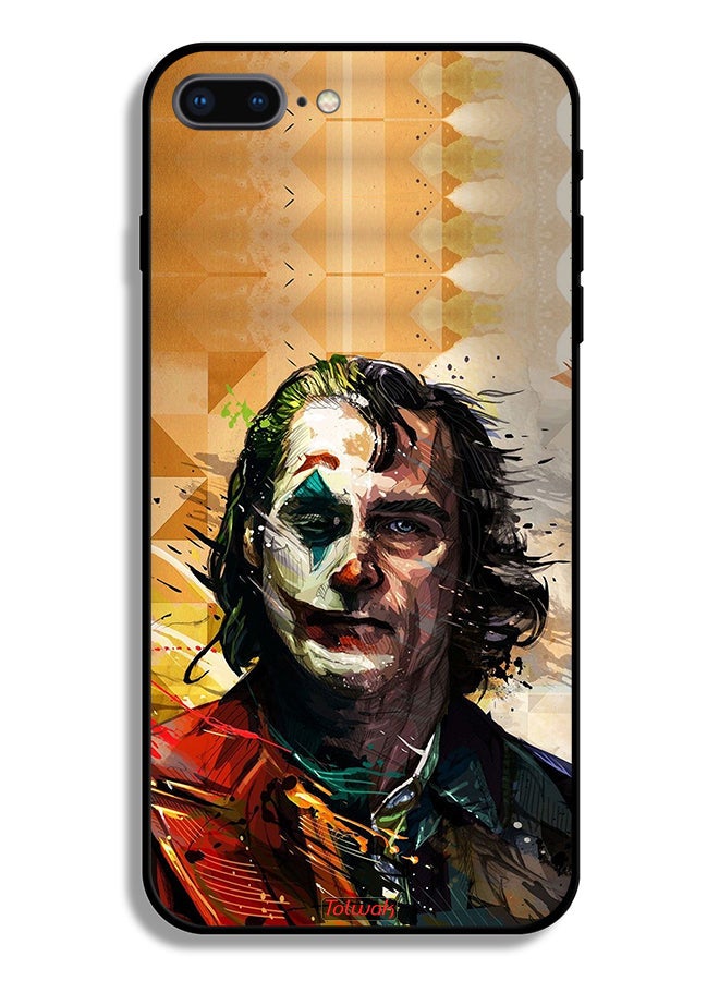 Tolwak Apple iPhone 8 Plus Protective Case Joker Paint Art - Image 2