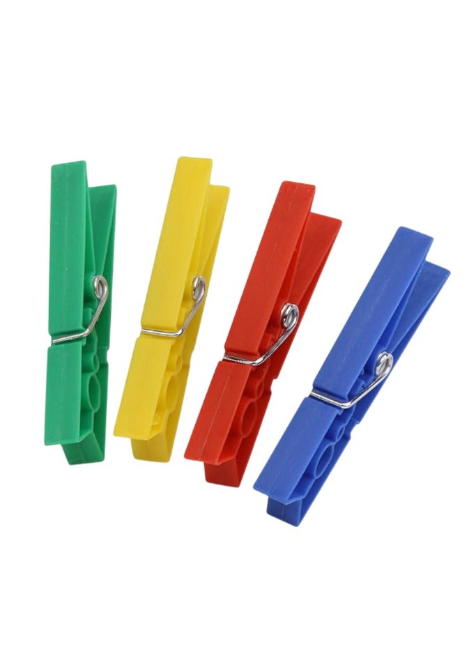 48PCS Colorful Plastic Clothespins, Powerful Clothes Pegs, Windproof Laundry Pegs  - Image 2