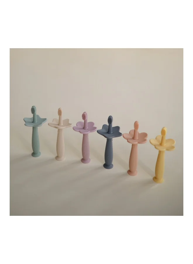 mushie Mushie Flower Training Toothbrush Blush