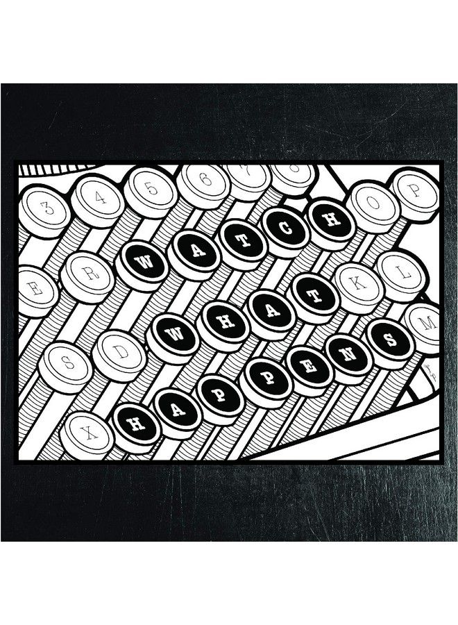 Coloring Broadway Newsies ; “Seize The Day” Collection ; Coloring Postcards Handdrawn Illustrations Printed On Matte Card Stock (5" X 7") Set Of 4 Individual Postcards - Image 4