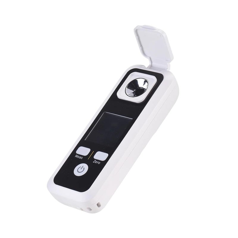 Refractometer， Refractometer, Digital, Portable Meter for Fruit, Coffee, Beer, Wine, Food, Vegetables, 0-32% Range,for Honey, Molasses - Image 2
