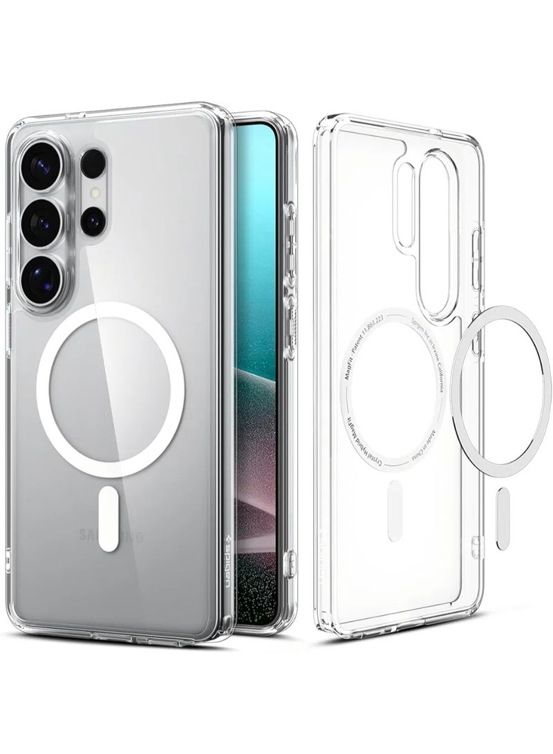 SPIGEN SGP For Samsung Galaxy S26 ULTRA case cover Ultra Hybrid MagFit [MagSafe compatible] (2026) - Clear White - Image 1
