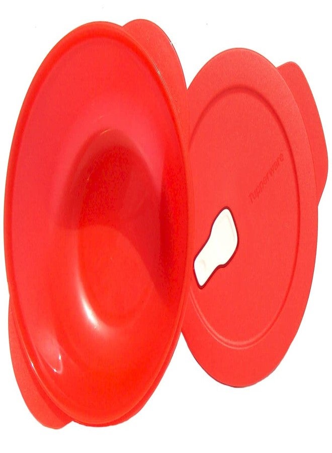 توبروير طبق تابروير كريستال ويف للميكروويف، سعة 6.25 كوب، لون أحمر فراولة - Image 2