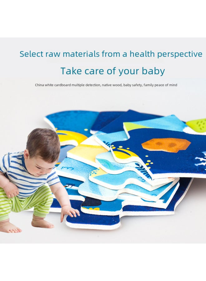 MiniWhale Children's Early Education Puzzle Advanced Luminous Puzzle Baby Children's Enlightenment Toy Knowledge 2-6 Years Old-Color:Level 7-Map Of China MW4127 - Image 5