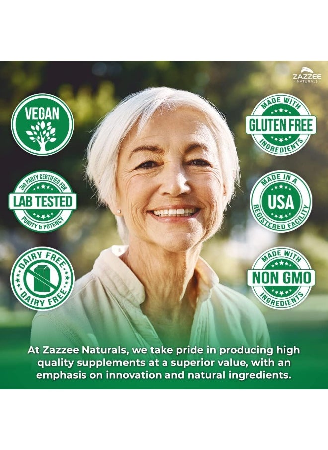 Zazzee - Zazzee Alpha GPC Choline 600 mg per Serving, 75 Count, Vegan, Support for Overall Brain Function, Memory, Focus and Concentration - Image 1