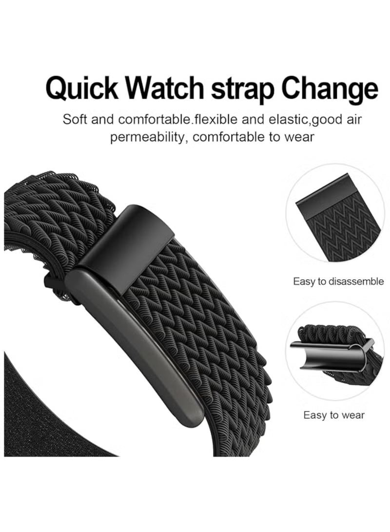 BORTONY Elastic Fiber Nylon Replacement Band Compatible with Whoop 4.0 Wearable Health Fitness & Activity Tracker Stylish Comfortable & Breathable Wristband Perfect for Every Occasion - Image 3