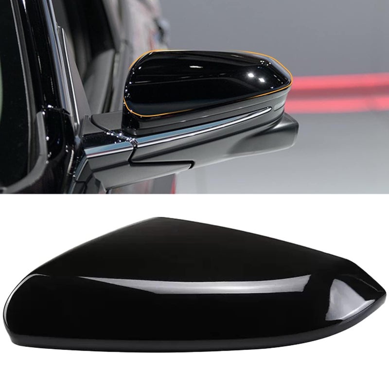 Moonlinks Compatible with 20162021 Honda Civic Driver Side Mirror Cover ReplacementGlossy Black for 10th Gen Civic20192022 InsightLeft Side Door Rearview Mirror Cap Trim1PC