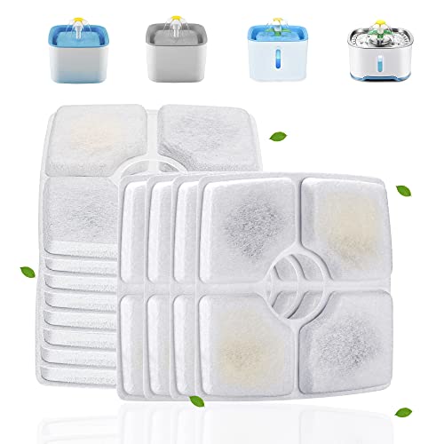 Cat Water Fountain Filters Cirfifth Cat Fountain Filter Replacement for Square Cat Water Fountain Inside 12 Pack