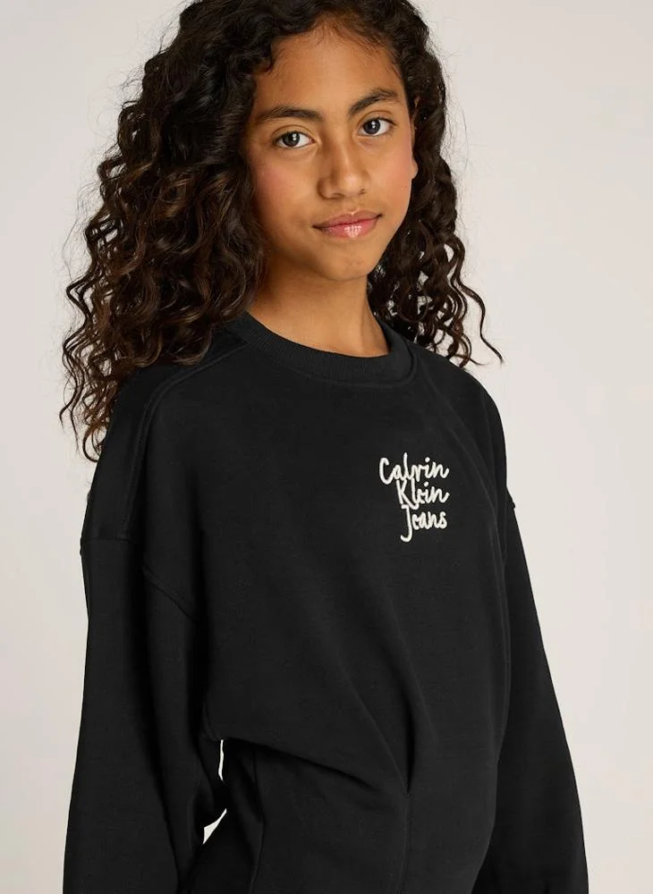 Calvin Klein Jeans Kids Graphic Logo Dress