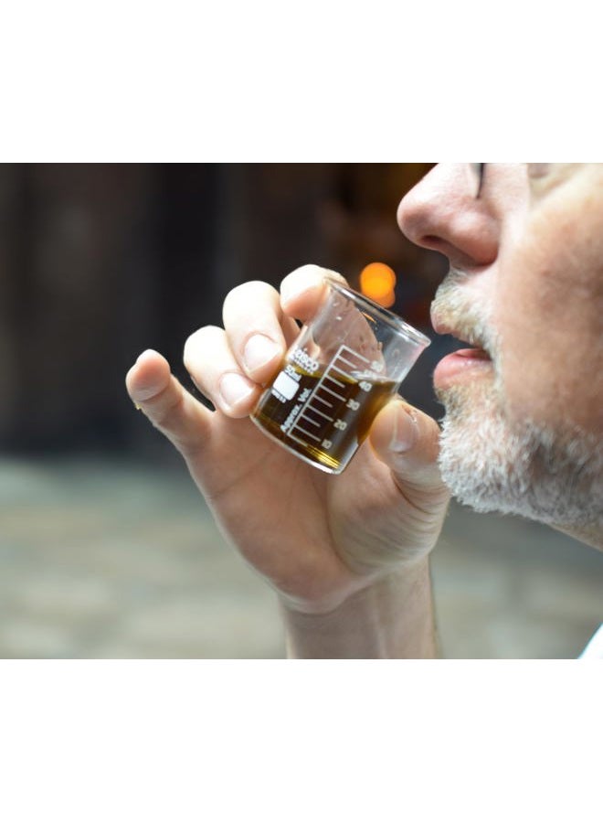 EISCO 4PK Lab Beaker Shot Glasses, 1.6oz / 50mL - Borosilicate Glass - Chemistry Shot Glasses, Chemistry Gifts Labs - Image 3