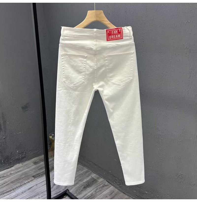 Unisex Classic Denim Jeans Loose Fit Daily Outdoor Wear - Image 1