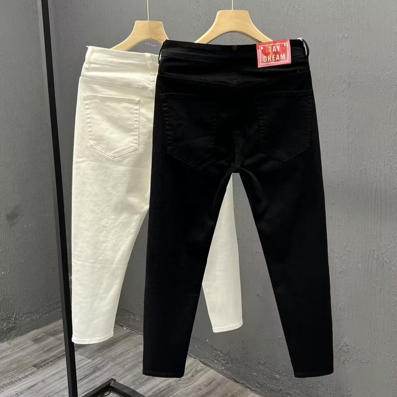 Unisex Classic Denim Jeans Loose Fit Daily Outdoor Wear - Image 3