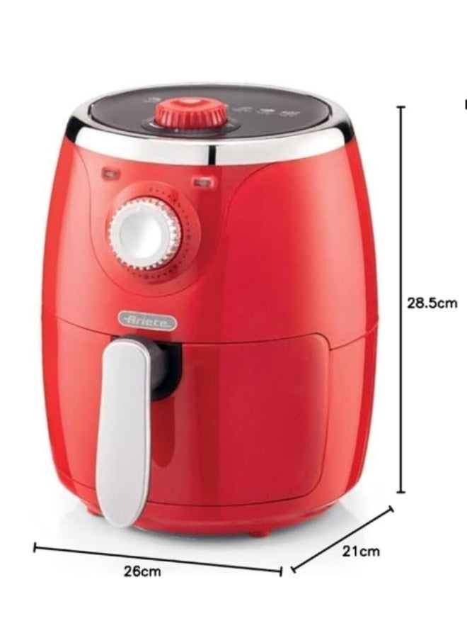 Ariete Airfryer 2.8Ltr,Low Oil fryer,Rapid Air circulation-ART4622-RD 2.8 L 1000.0 W ART4622-RD red - Image 2
