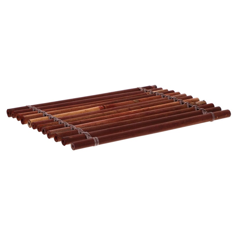 Japanese Bamboo Sashimi Serving Tray Platter Sushi Decorative Plate Home - Image 2