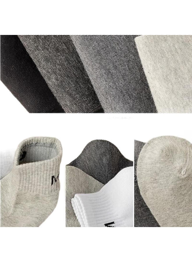 Cotton Thirteen جوارب قصيرة قطنية للرجال مصنوعة من القطن المشطوف مضادة للبكتيريا ومقاومة للرائحة 7 أزواج للصيف - Image 2