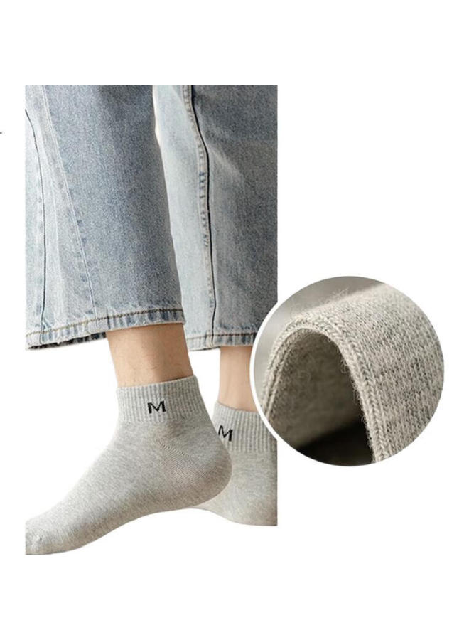 Cotton Thirteen جوارب قصيرة قطنية للرجال مصنوعة من القطن المشطوف مضادة للبكتيريا ومقاومة للرائحة 7 أزواج للصيف - Image 1