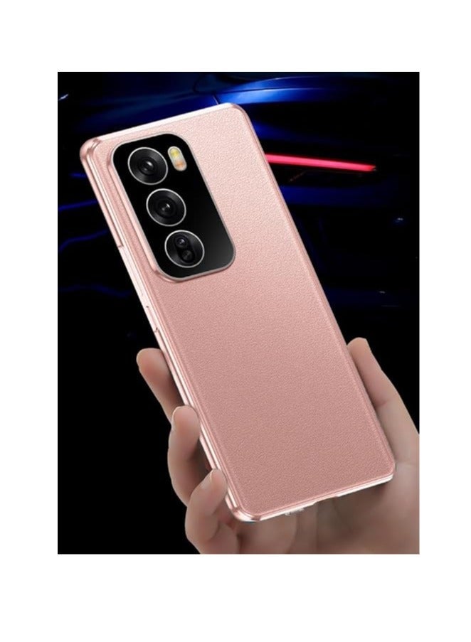 Compatible with OPPO Reno 12 Pro Case 360 Full Protection Body Cover Front Glass Clear Hard Cover with Back PU Leather Phone Case For Reno12 Pro - Image 4