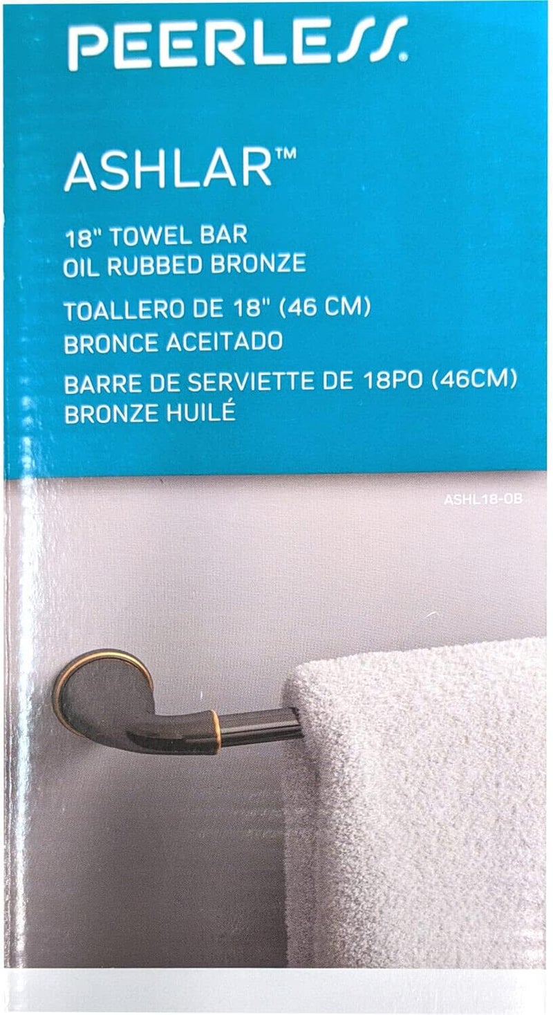 Peerless Oil Rubbed Bronze Towel Bar Two2 Options  18 or 24 Comes with Hardware Easy Installation with and Without Studs 24 - Image 3