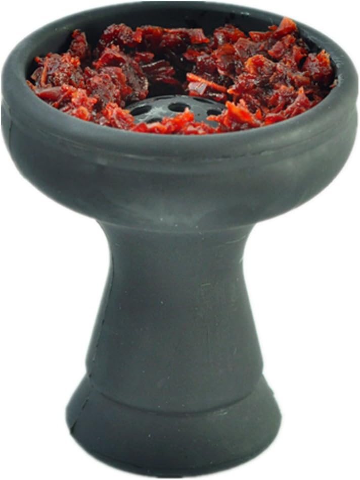 KITOSUN Hookah Bowl Set - Silicone Hookah Tobacco Shisha Bowl with Heat Management Screen Charcoal Holder for Smoking Shisha Hookah Easy Replace Charcoal Fast Cleaning - Image 2