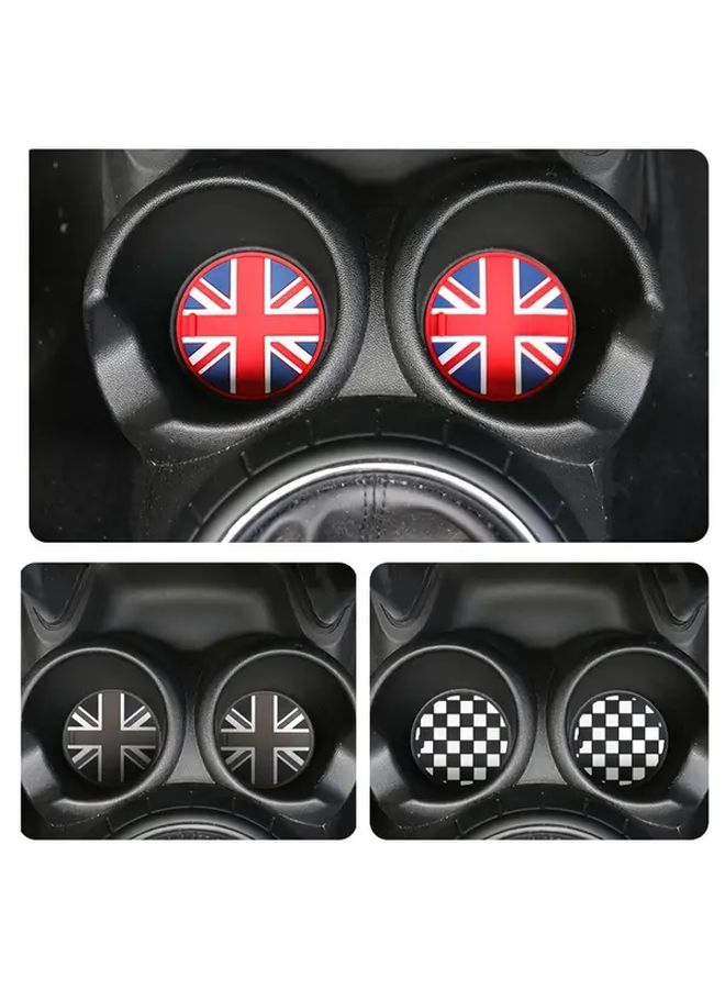 Red Silicone Car Cup Coasters Compatible With Cooper F60 R60 F54 Models - Image 2