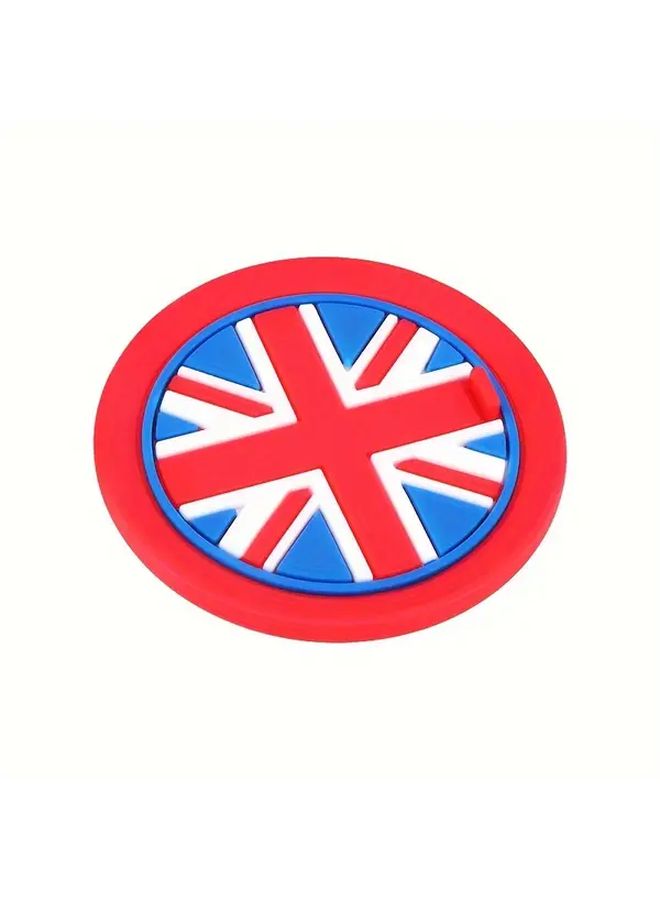 Red Silicone Car Cup Coasters Compatible With Cooper F60 R60 F54 Models - Image 4