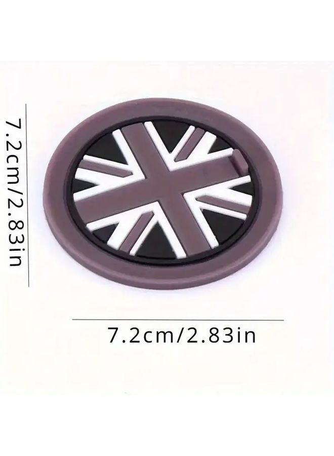 Red Silicone Car Cup Coasters Compatible With Cooper F60 R60 F54 Models - Image 5