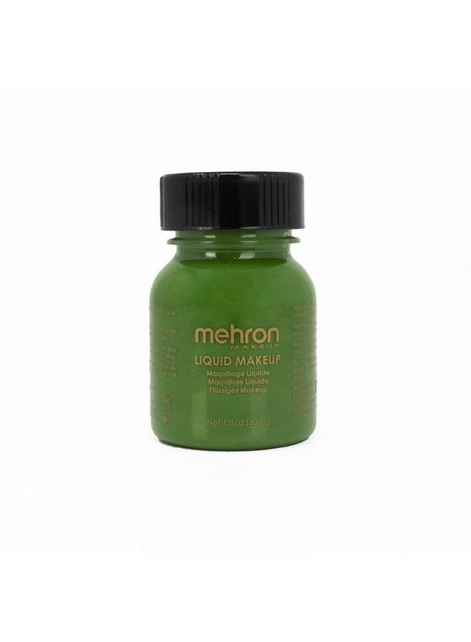 mehron Makeup Liquid Face And Body Paint (1 Oz) (Green) - Image 2