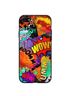 Protective Case Cover For Apple iPhone 7/8/SE 2020 Multiple Sticker Design Multicolour